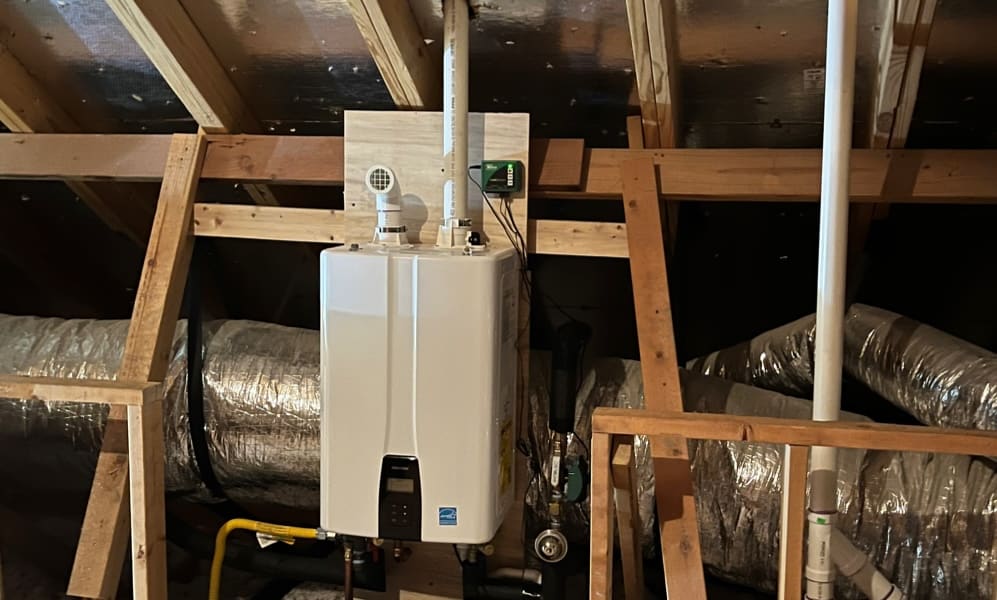 Tankless Water Heater Installed