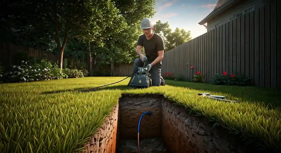 how to find a water leak in your yard